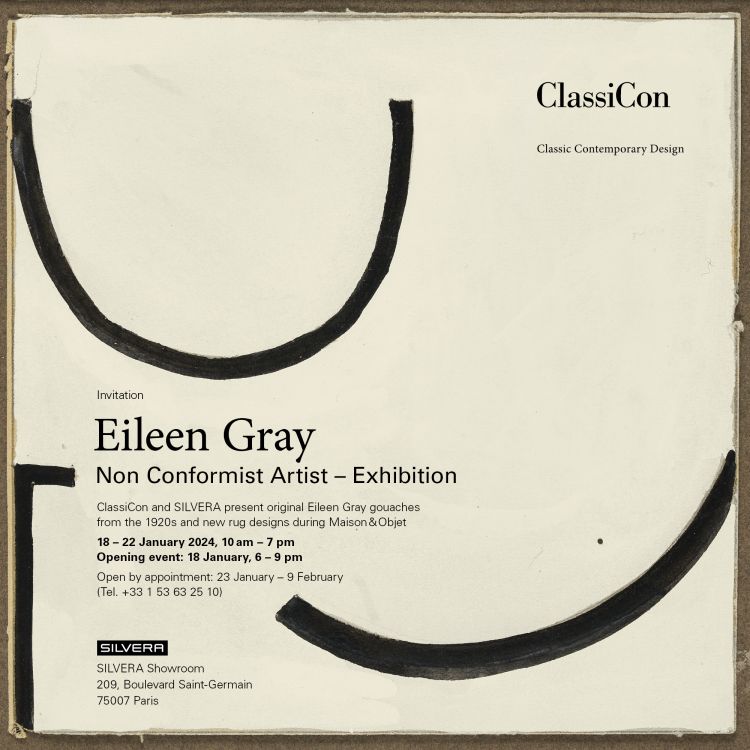 Paris Exhibition: Eileen Gray - Non Conformist Artist